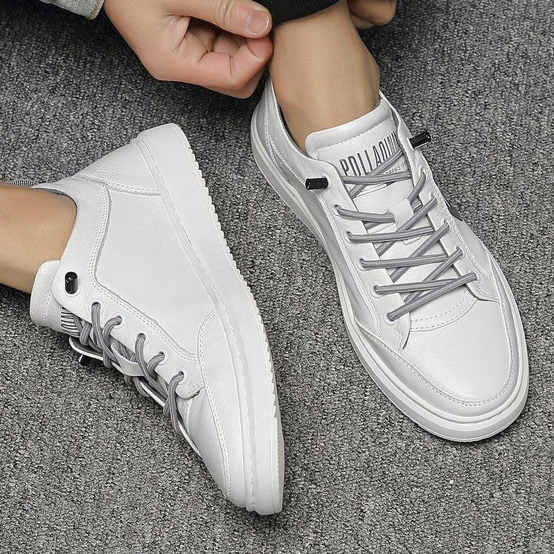 Little white shoes men 2021 summer new men's shoes fashion sneakers trendy shoes single shoes daily casual leather shoes