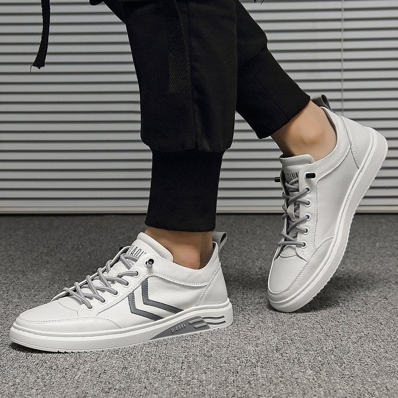 Little white shoes men 2021 summer new men's shoes fashion sneakers trendy shoes single shoes daily casual leather shoes