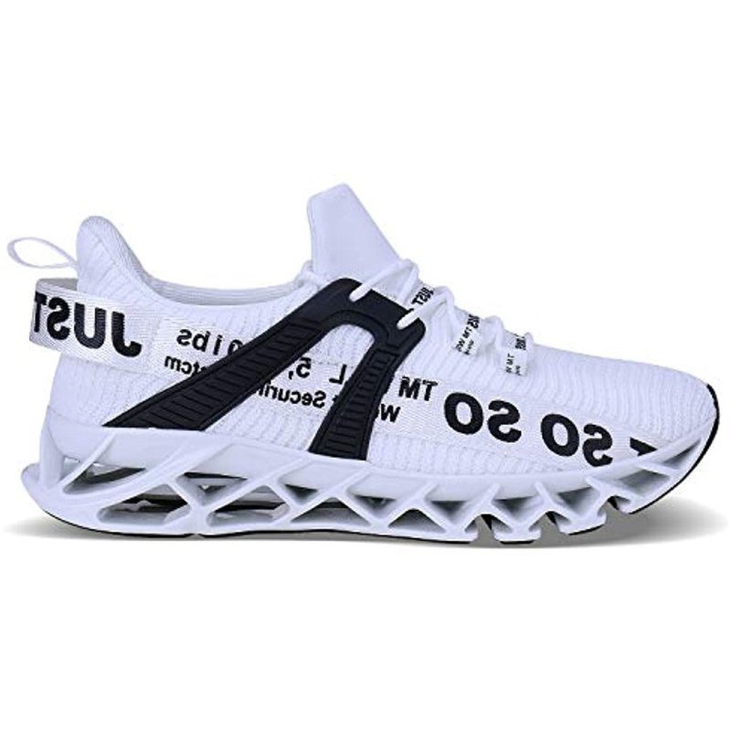 UMYOGO Mens Athletic Walking Blade Running Tennis Shoes Fashion Sneakers 1white